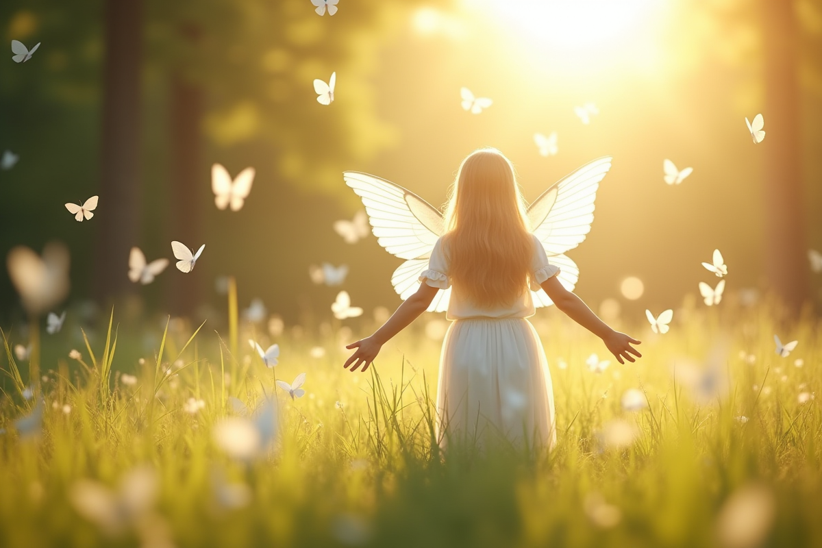 papillons blancs